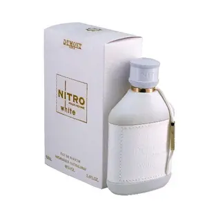 Dumont Nitro White Perfumes for Men 100ml Eau de Parfum Spray Liquid Fragrance in Red Bottle
