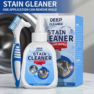 Active mold stain remover gel, heavy-duty remover, multi-purpose cleaner, suitable for tile floor grout, bathroom shower glass, sealant, front-loading washing machine sealant cleaner, etc 6.76 fl oz.