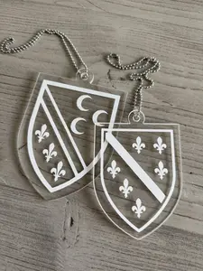 Acrylic Bosna/Sandzak Car Accessory