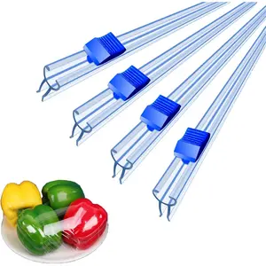 4 Pcs Self-Adhesive Two-Way Slide Cutter Replacement, Suitable for 12.5-inch Wide Plastic Wrap, Aluminum Foil, Barbecue and Baking Paper