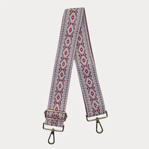 Double Diamond Interchangeable Woven Bag Strap