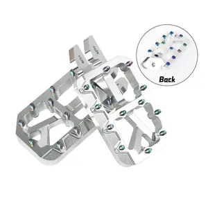Colored Nail Foot Pegs for Surron Light Bee X S, Colored Nail Aluminum Alloy Foot Pedals for Segway X160/X260, CNC Footpegs Pedals Rests for Talaria MX4 XXX MX3, E Ride Pro SS 2.0 Motorcycle Modified Accessories Electric Dirt Bike Parts, Gift