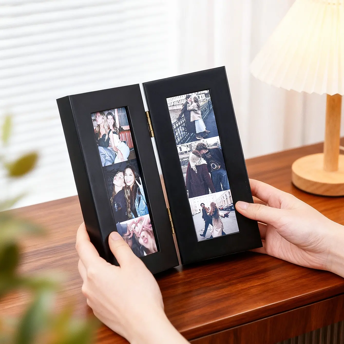 Pbf Automatic Photo Booth 2x6 Strip Frame, High-End Designer Photobooth Decor Frame, Perfect for Weddings, Graduations, Baby Baptisms
