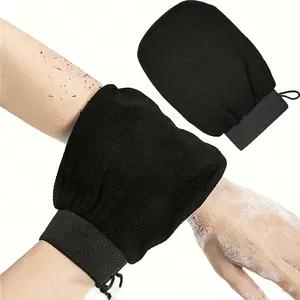 1 Exfoliating Glove, Premium Body Exfoliating Glove, Double-sided Body Scrub Glove, Dead Skin Removal Glove, Unisex Deep Body Scrub, Bath Exfoliating Shower Glove, Deep Exfoliating Glove, Leaves Skin Smooth and Radiant, Bath Skincare Product