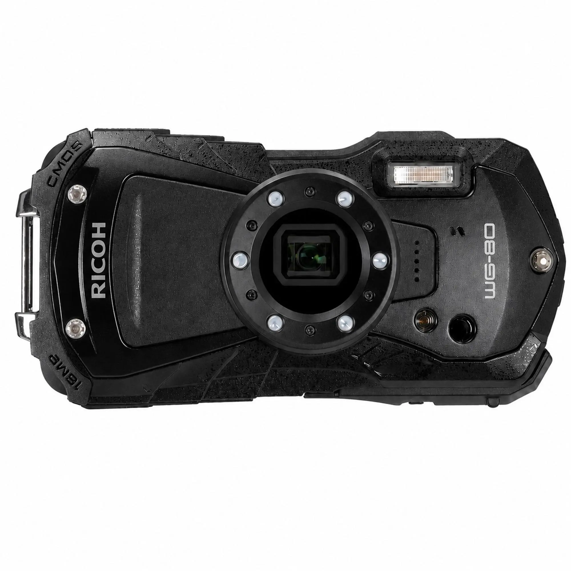Ricoh WG-80 Waterproof Digital Camera (Black)