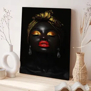 Wooden Framed Canvas Painting, Fashion Character Art Poster, Modern Art Decoration, Living Room Bedroom Decoration, Office Mural, Hallway, Home Poster, Ornaments