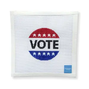 Vote Needlepoint Canvas Vote Needlepoint Canvas