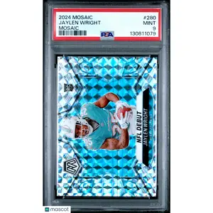 2024 Panini Mosaic Jaylen Wright Rookie PSA 9