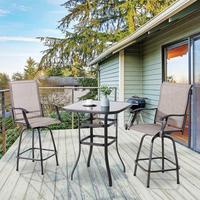 Brown set: 2 chairs + 1 table