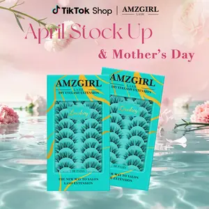 AMZGIRL Lash Clusters 10 Pairs Eyelash Clusters (2 Boxes)