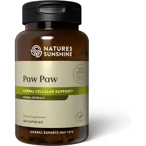 Nature's Sunshine Paw Paw Cell-Reg, 180 Capsules | Contains over 50 Acetogenins to Modulate ATP Production and Blood Supply