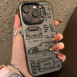 Phone case:  Function Introduction Pattern Laser Protective Case, Soft Protective Cover, Compatible with iPhone 16/15/14/13/12/11/7/8/SE/Plus/Pro Max/X/XS/XS Max/XR/13/12  Series - Perfect Gift for Friends, Loved Ones, Family, or Yourself