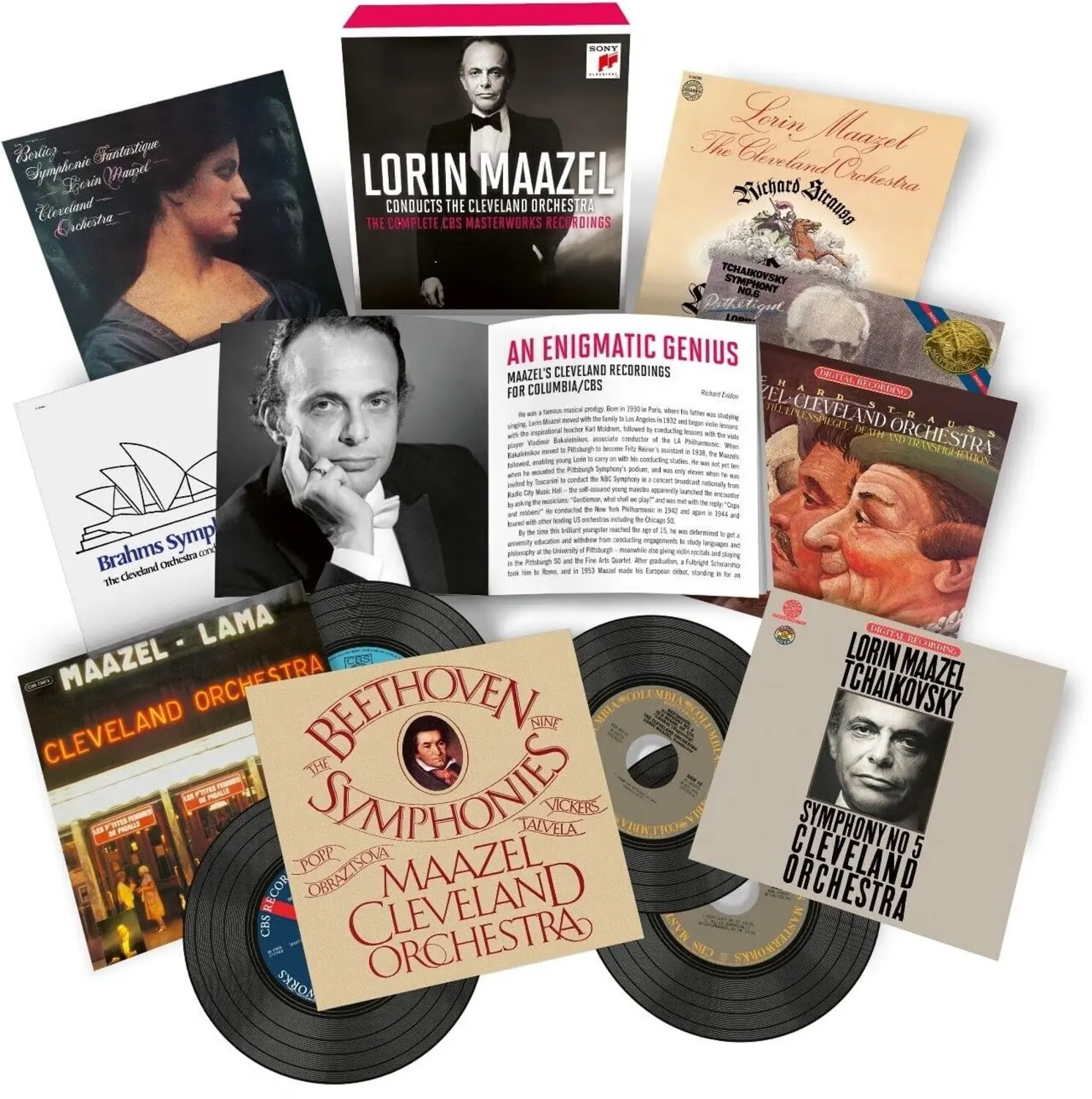 Lorin Maazel - Lorin Maazel Conducts the Cleveland Orchestra: The Complete CBS Masterworks Recordings  [COMPACT DISC - CD] Boxed Set