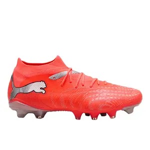 PUMA Womens Future 9 Match Firm GroundArtificial Ground Soccer Cleats  - Red