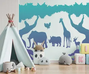Zoo Animals Stencil - Art and Wall Stencil