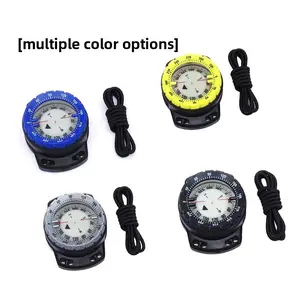 New Diving Strong Magnetic 50m Elastic Cord Compass North Pointer Underwater Luminous Waterproof Compass