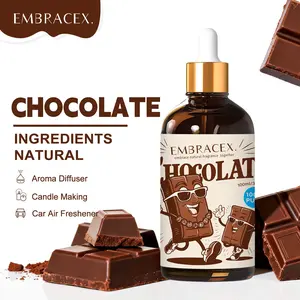 100ML Chocolate Essential Oils, Food Grade Fragrance Oil, Humidifier Diffuser, DIY Soap Candle Bath Car Air Freshener Body Massage Home Decor