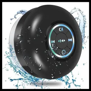 Mini HIFI Bluetooth Waterproof Speaker for Bathroom, Outdoor Living Room, Wireless Waterproof Speaker with Stunning LED Light Show, IPX6 Rated, Portable Bluetooth Mini Speaker for Shower, Poolside, Camping – USB Rechargeable & Hands-Free Calling