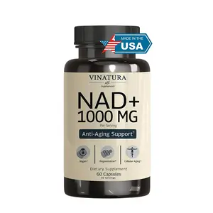 NAD Supplement 1000mg Pure Formula Supports Healthy Aging and Cellular Energy