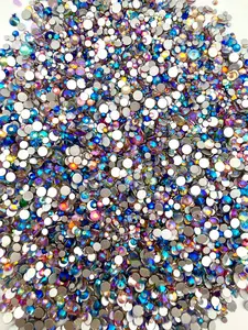 Clearance Mix Glass Rhinestones SS6–SS20 Multi-Size Rhinestones | 10+ Colors
