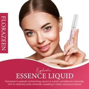 Florazeen Eyelash Essence Liquid - Lash Boosting Serum for Beautiful, Healthy, Strong Eyelash Growth Brush Daily