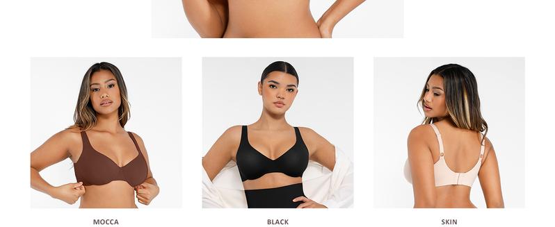 FeelinGirl FeelSoft Minimizer Bras for Women Comfort Underwire Balconette Bras Plus Size Full Coverage No Padded Seamless Everyday Bras Womenswear Comfortable FeelinGirl FeelSoft Minimizer Bras for Women Comfort Underwire Balconette Bras Plus Size Full Coverage No Padded Seamless Everyday Bras Womenswear Comfortable