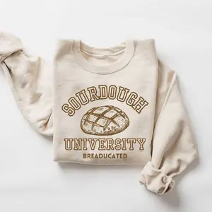Sourdough University Sweater, Breaducated Funny Sweatshirt, Gift for Baker, Funny Baking Sweater, Sourdough Bread Hoodie