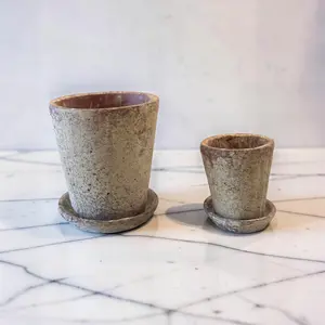 Distressed Terracotta Sand Pot -