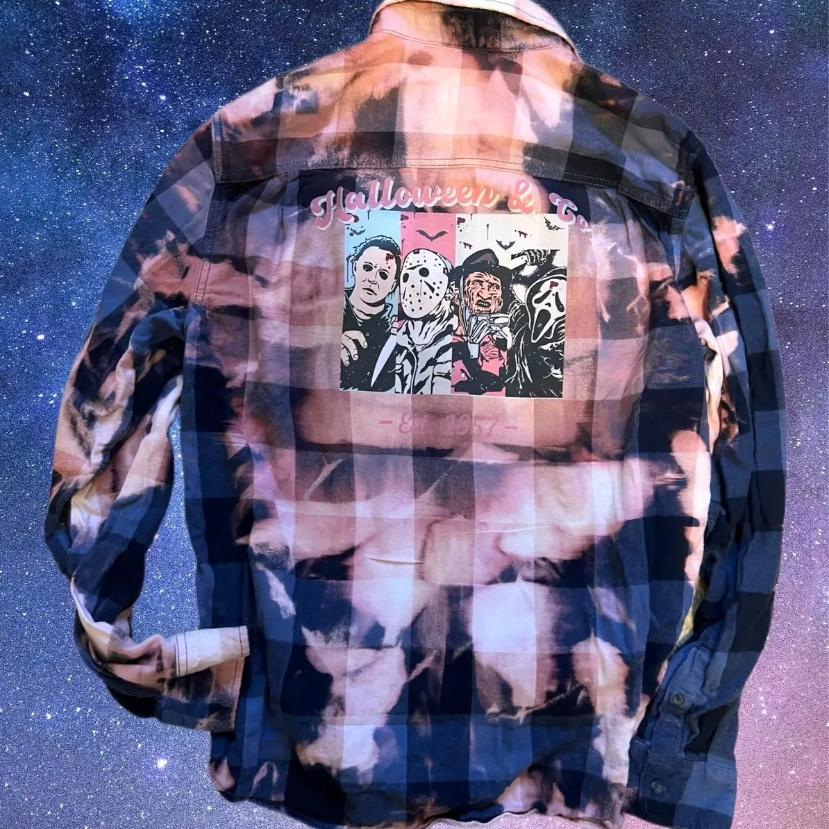 Halloween & co. Bleached Flannel-Size Large