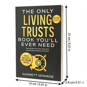 How to Make Your Own Living Trust Book, Essential Guide for Parents, Mom's Story and Dad's Story, Comprehensive Living Trust Handbook, Estate Planning