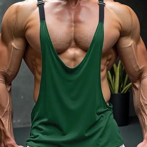 INCERUN Men's Casual Loose Fit Solid Color Tank Top, Perfect for Summer Gym Wear, Comfortable and Stylish, Ideal for Daily, Fitness Workout Vest, Casual Comfy Workout Tops
