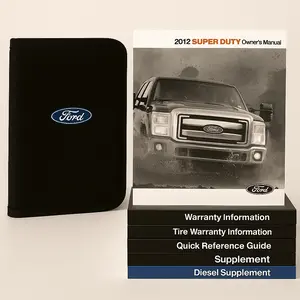 2012 Ford Super Duty Owners Manual - F 250 350 450 550 Complete Set