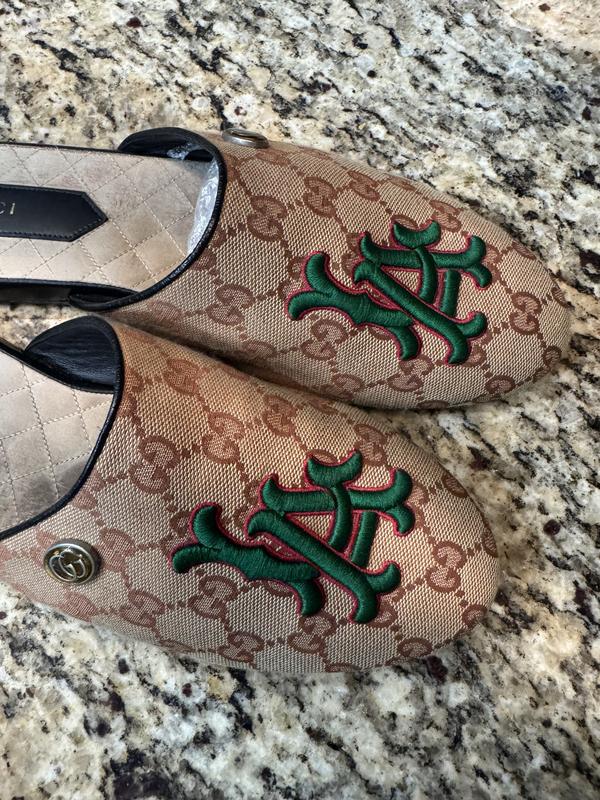 Pre-owned GUCCI Canvas Shoes Size 40 women’s US size 9 muse LA Dodgers collaboration shoes