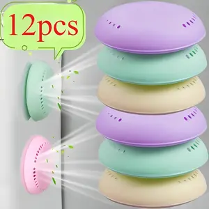 12 Fragrance Tablets + 2 Boxes of Rose and Sakura Scented Air Freshener Tablets - Long-Lasting Deodorizer, Suitable for Home, Car, Bathroom, Wardrobe, and Closet - Compressed Solid Deodorant with Extra Shell