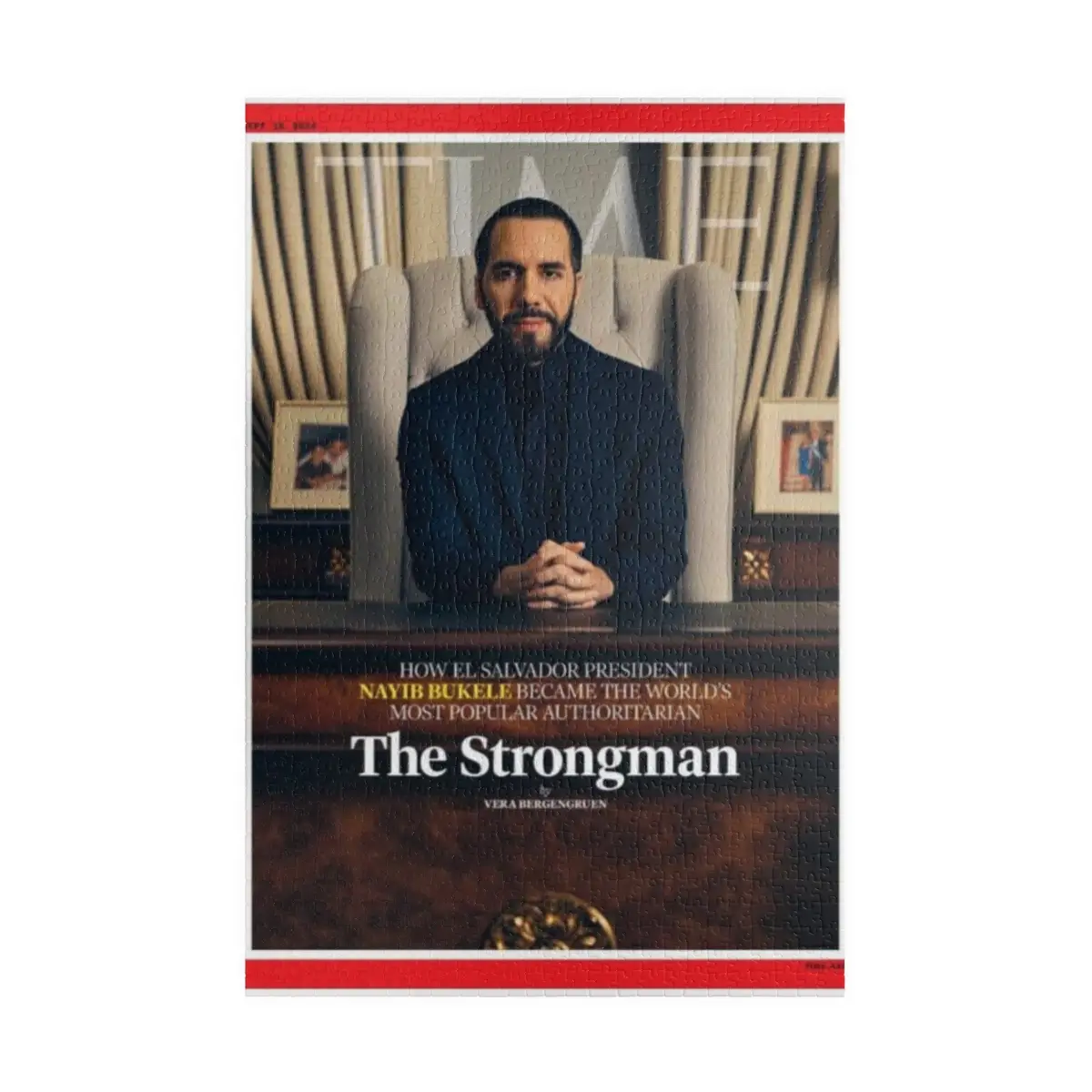 Bukele Strongman Puzzle (110, 252, 520, 1014-piece)