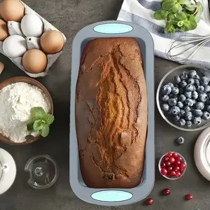 Silicone Toast & Cake Baking Pan, Non-Stick Rectangular Bread Mold, Easy Clean, Perfect Holiday Baking Tool, Ideal for Home Cooking