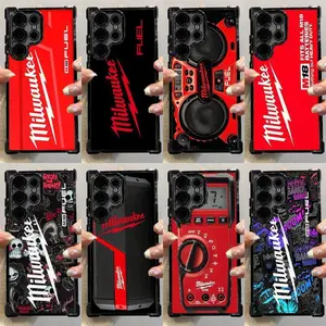 Milwaukee No.1 Edition Phone Case For S25 S24 S23 S22 S21 FE Ultra Plus 4G/5G Four CornersAnti-Fall Transparent Soft Silicone Phone CasesShell Tough Phone Cover #SMMK1
