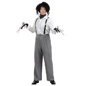 Men's White Shirt Edward Scissorhands Costume