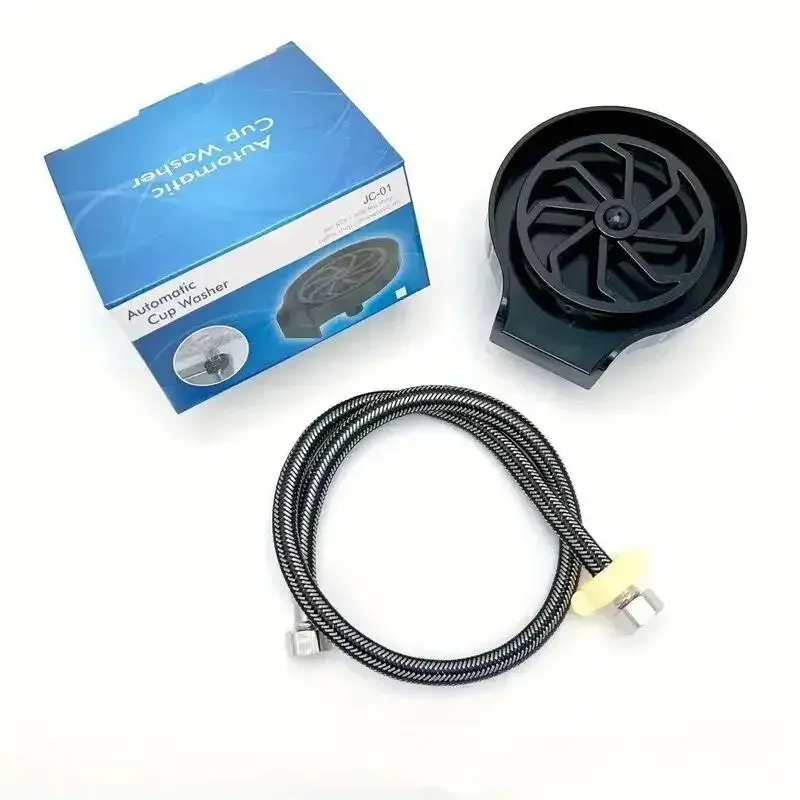 1Pc Plastic Automatic Cup Washer High Pressure Glass Cleaner for Kitchen Sink Beer Milk Tea Cups NONE