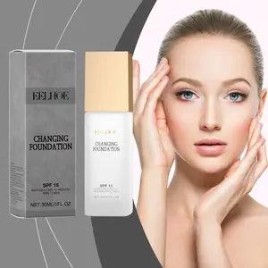 Temperature Adaptive Foundation – Hydrating & Moisturizing Liquid Foundation with Lightweight, Natural Coverage – Self-Adjusting Shade Technology for Flawless, Radiant Skin – Buildable Concealer Makeup