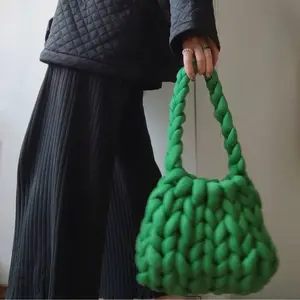 Handmade Chunky giant yarn bag