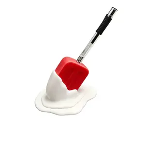 Melting Popsicle Pen Holder, Cute 3D Printed Desk Organizer, Creative Ice Cream Shaped Pen Stand for Office, Home, Aesthetic Desk Decor