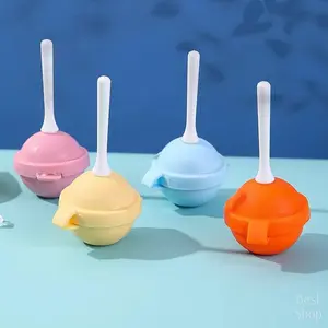 Creative Homemade Silicone Popsicle Molds 6/10pcs Reusable Lollipop Ice Cream Maker for Kids DIY Ice Ball Mold Fun Kitchen Gadget Perfect Party Gifts