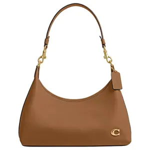 COACH Juliet 30 Top-Zip Glove-Tanned Leather Tote Crossbody Bag in Honey Brown for Women