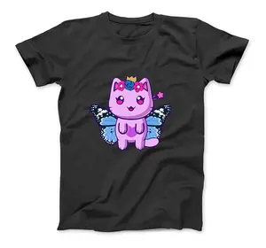 Meemeows Plush Cute Cat T-Shirt | Unisex Cotton T-Shirt | Unique Gift Tee
