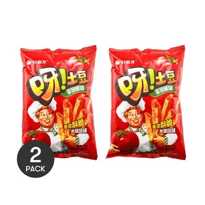 ORION.CN Potato Strips with Tomato Sauce Flavor 2 Pack 2.47 oz Each - Delicious Snack
