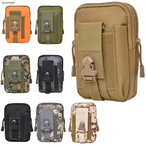Men’s Adjustable Tactical Waist Pack - Small, Durable EDC Utility Belt Bag with Multi-Pocket Storage, Lightweight Men’s Accessories for Running, Camping
