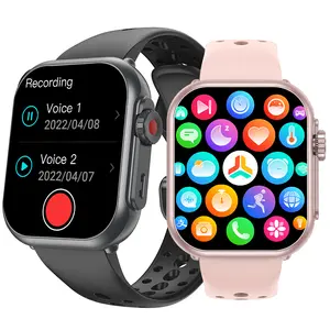 Smart Watch for Men & Women 1.85" HD Display, Bluetooth Calls & Voice Assistant IP68 Waterproof Fitness Tracker Sleep, Heart Rate, Step & Calorie Monitor 100+ Sports Modes  Compatible with iOS & Android Wristwatch Metal