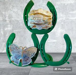 Three Horseshoe Buckle Display