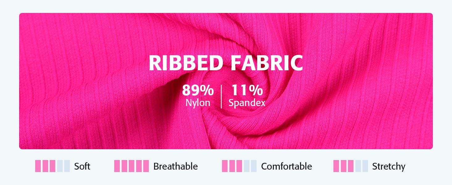 ATTRACO One Piece Built-in Bra Ribbed Sweetheart Neck Seamless Sleeveless Workout Tank Top Basic Slim Fit Tummy Control Tank Casual Top